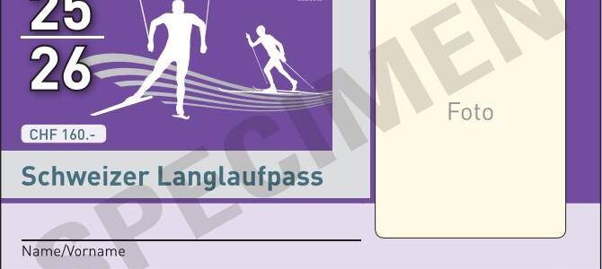 Schweizer Loipenpass ab 15. Oktober erhältlich